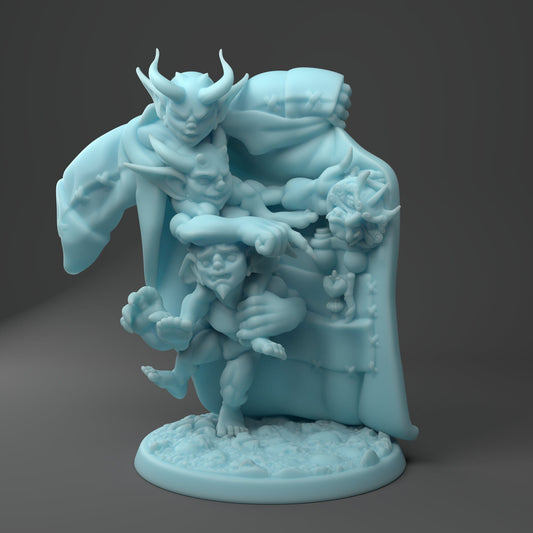 Imps in a Coat | 32mm | Medium | Dungeons and Dragons | TTRPG | Twin Goddess Miniatures