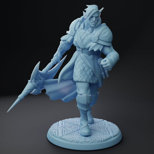 Denthir | Orc Paladin | 32mm | Medium | Dungeons and Dragons | TTRPG | Twin Goddess Miniatures