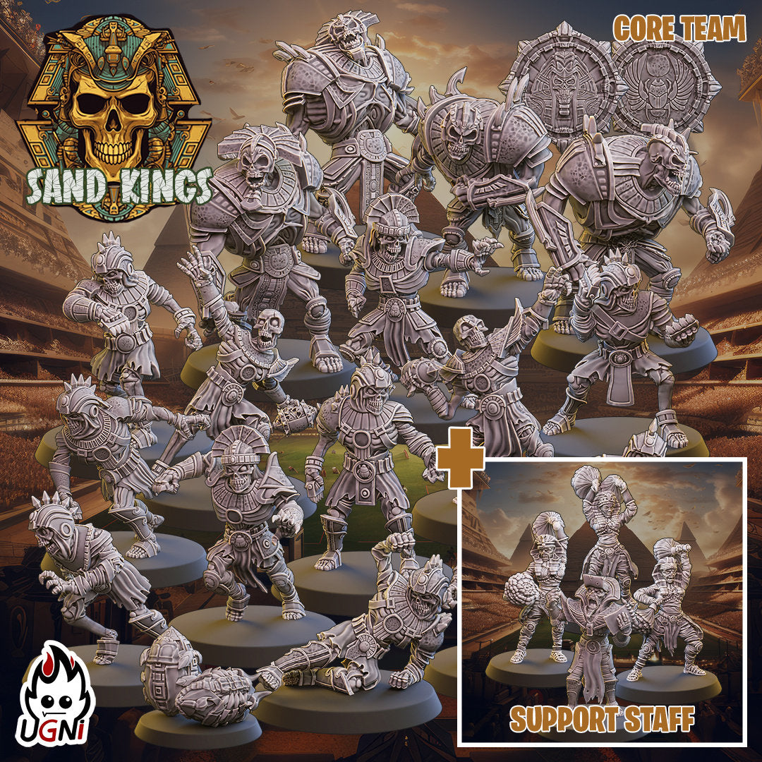 Sand Kings | Undead Pharoah Team | Fantasy Football | Ugni | TTRPG