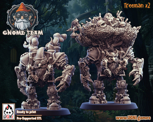 Mecha Treemen | Gnome Team | Fantasy Football | Ugni Miniatures