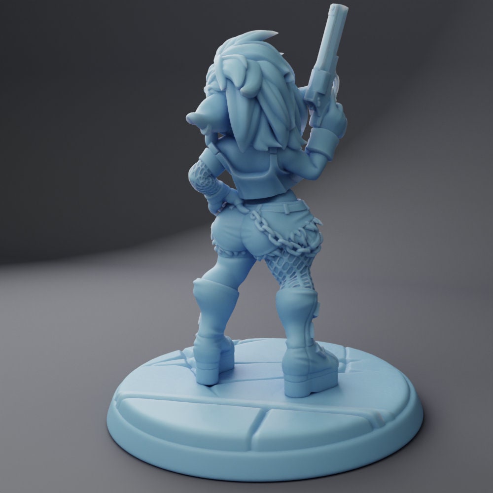 Leora | Gothblin Goblin | Medium | Dungeons and Dragons | Pathfinder | Adventurer | Twin Goddess Miniatures