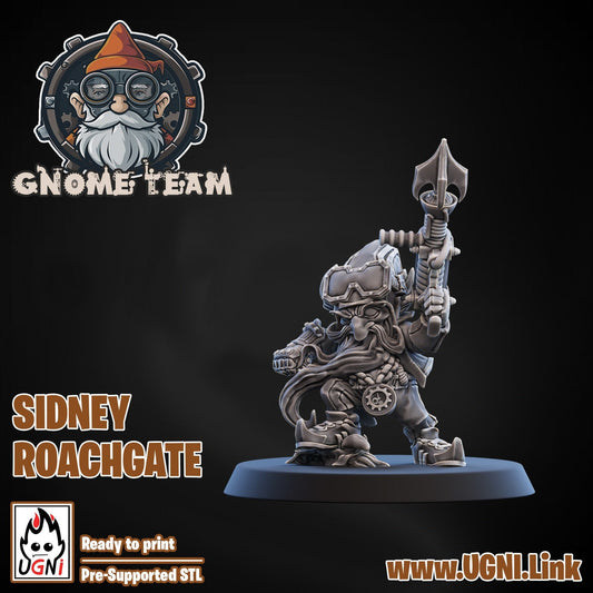 Sidney Roachgate | Gnome Star Player | Stunty Gardeners | Fantasy Football | Ugni Miniatures