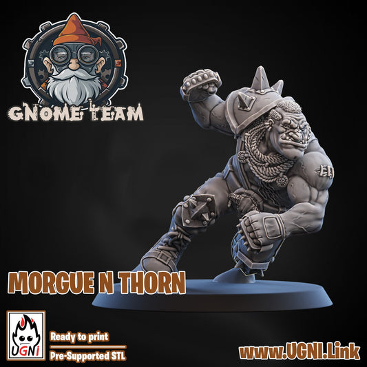 Morgue N Thorn | Human Blitzer | Big Guy | Star Player | Fantasy Football | Ugni Miniatures