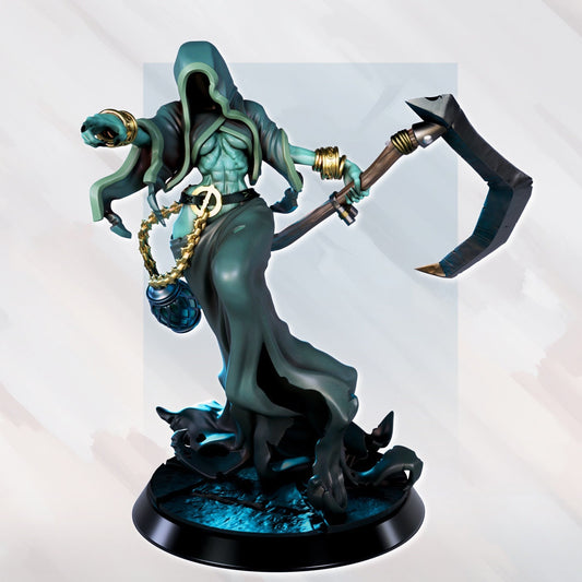 Nyxera | Wraith | Reaper | Medium | 32mm or 75mm Scale | Gaz Minis | Dungeons and Dragons | TTRPG | Miniature