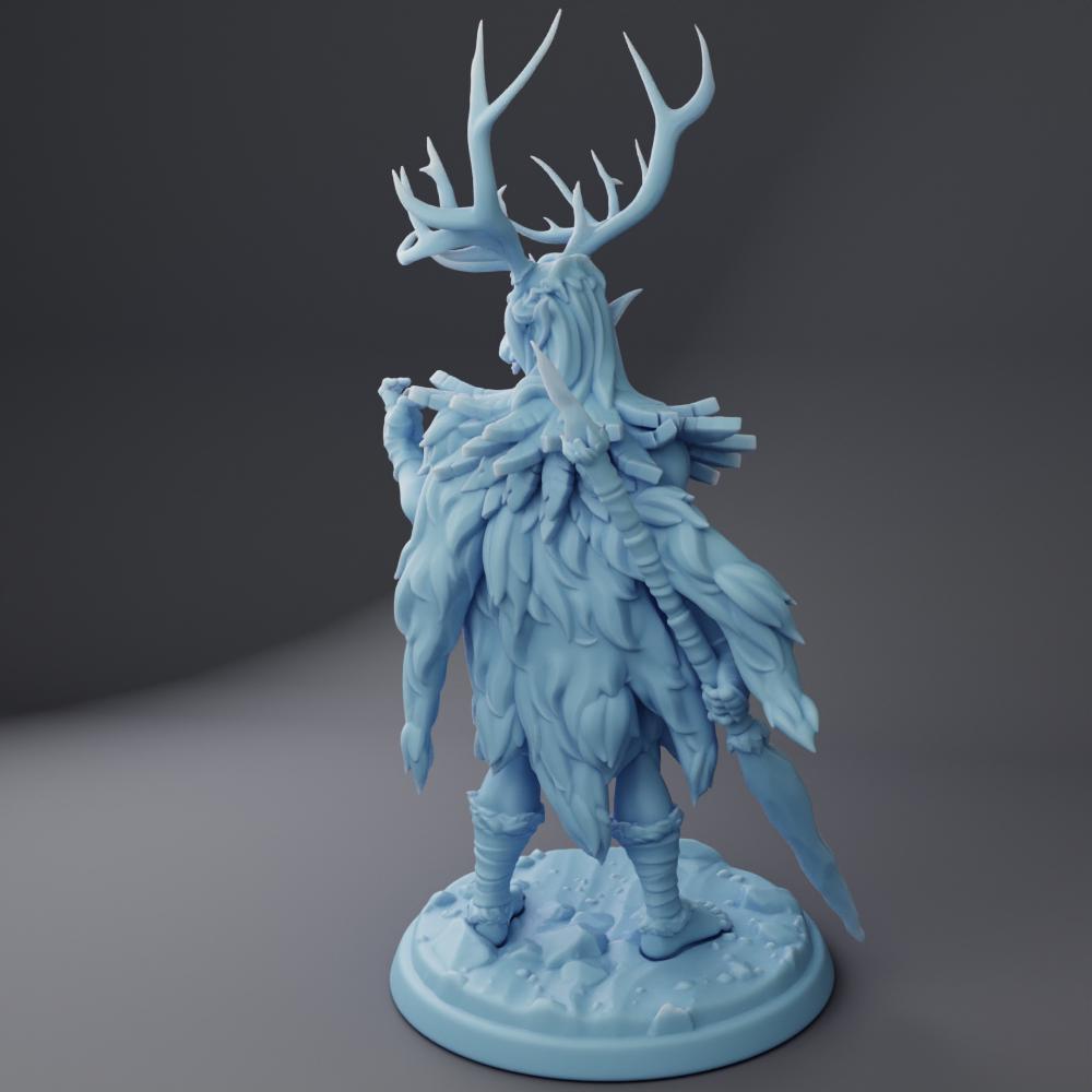 Fara-Isil | Ancient Druid | Medium | 32mm | Twin Goddess Miniatures | Dungeons and Dragons TTRPG