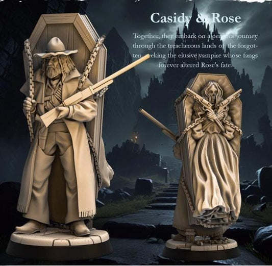 Casidy & Rose | Famed Gunslinger | Medium | Dungeons and Dragons | TTRPG | RNE Studio | Vol. 1 Chapelnoire