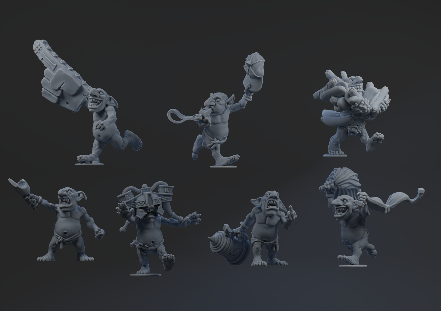 Snottingham Skwurtz | Runt Team | Gnome Booster Option | Fantasy Football | Brutefun Miniatures