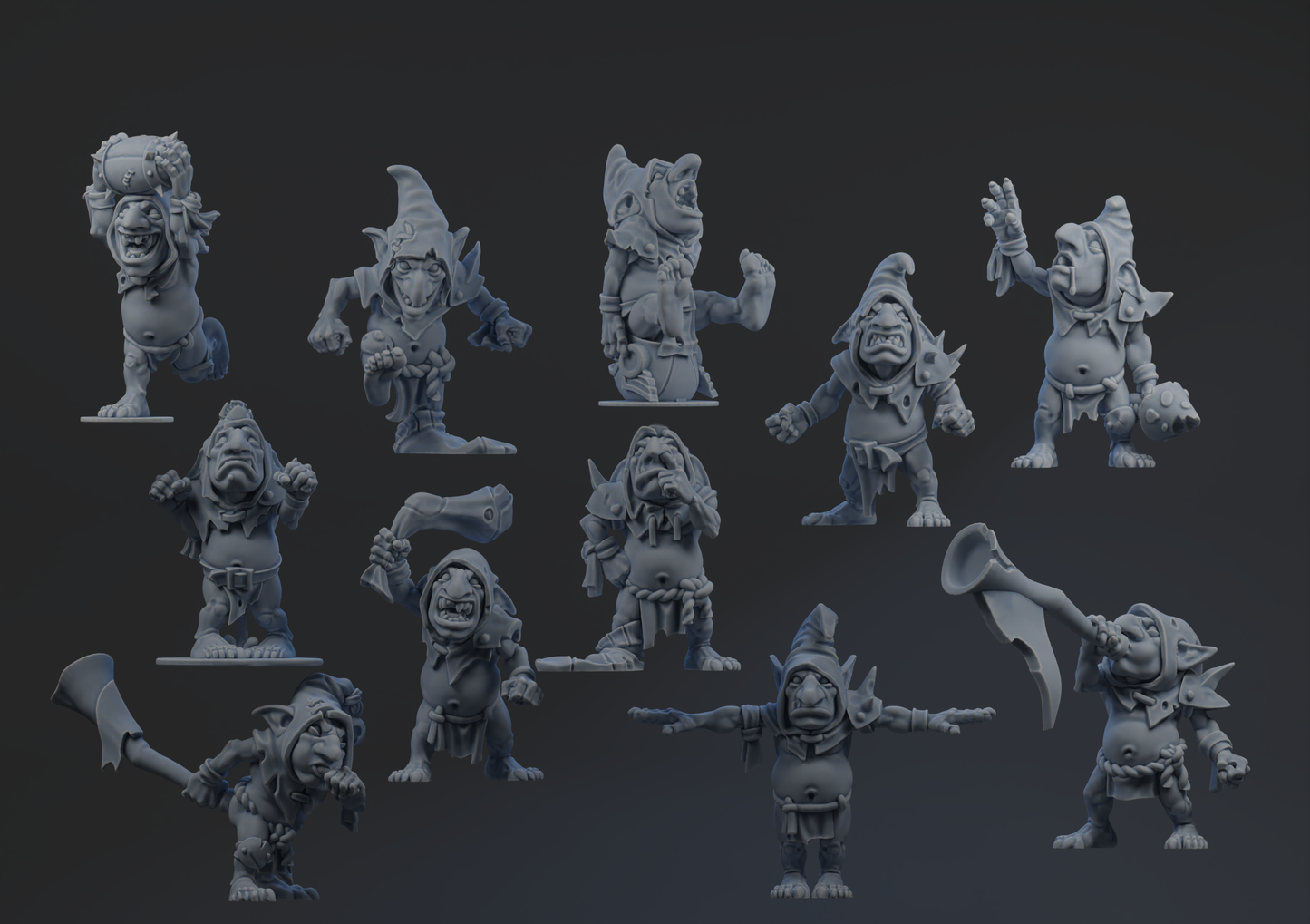 Snottingham Skwurtz | Runt Team | Gnome Booster Option | Fantasy Football | Brutefun Miniatures