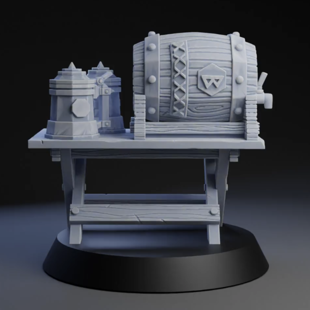 Dwarf Team | Fantasy Football | Bases Included | Brutefun Miniatures