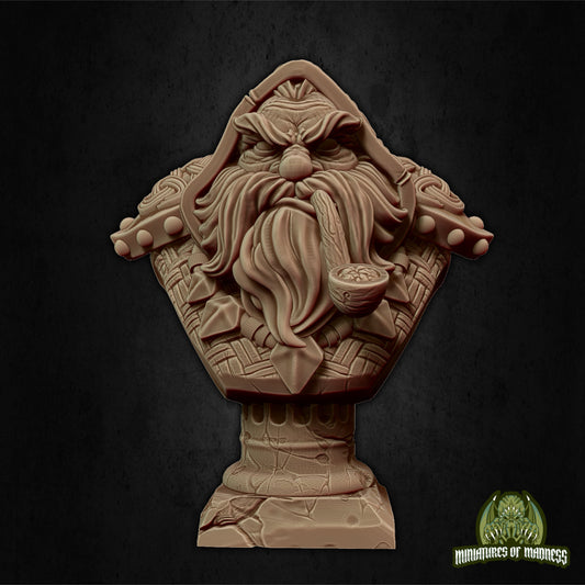 Dwarf Hunter Bust | 74mm Tall | Hold My Dwarf