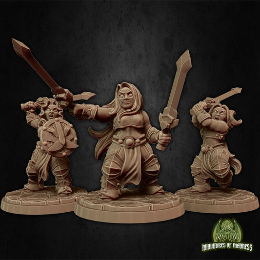 Dwarf Soldier Set 4 | Medium | Hold My Dwarf