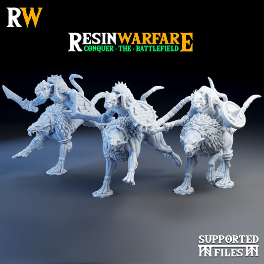 Vermin Riders x3 || Infinite Legions || Ravenous Hordes || Resin Warfare