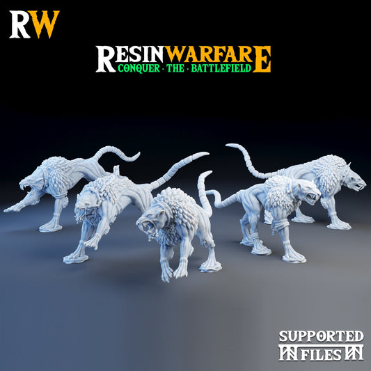 Hound Rats x 5 || Unchained Ones || Ravenous Hordes || Resin Warfare