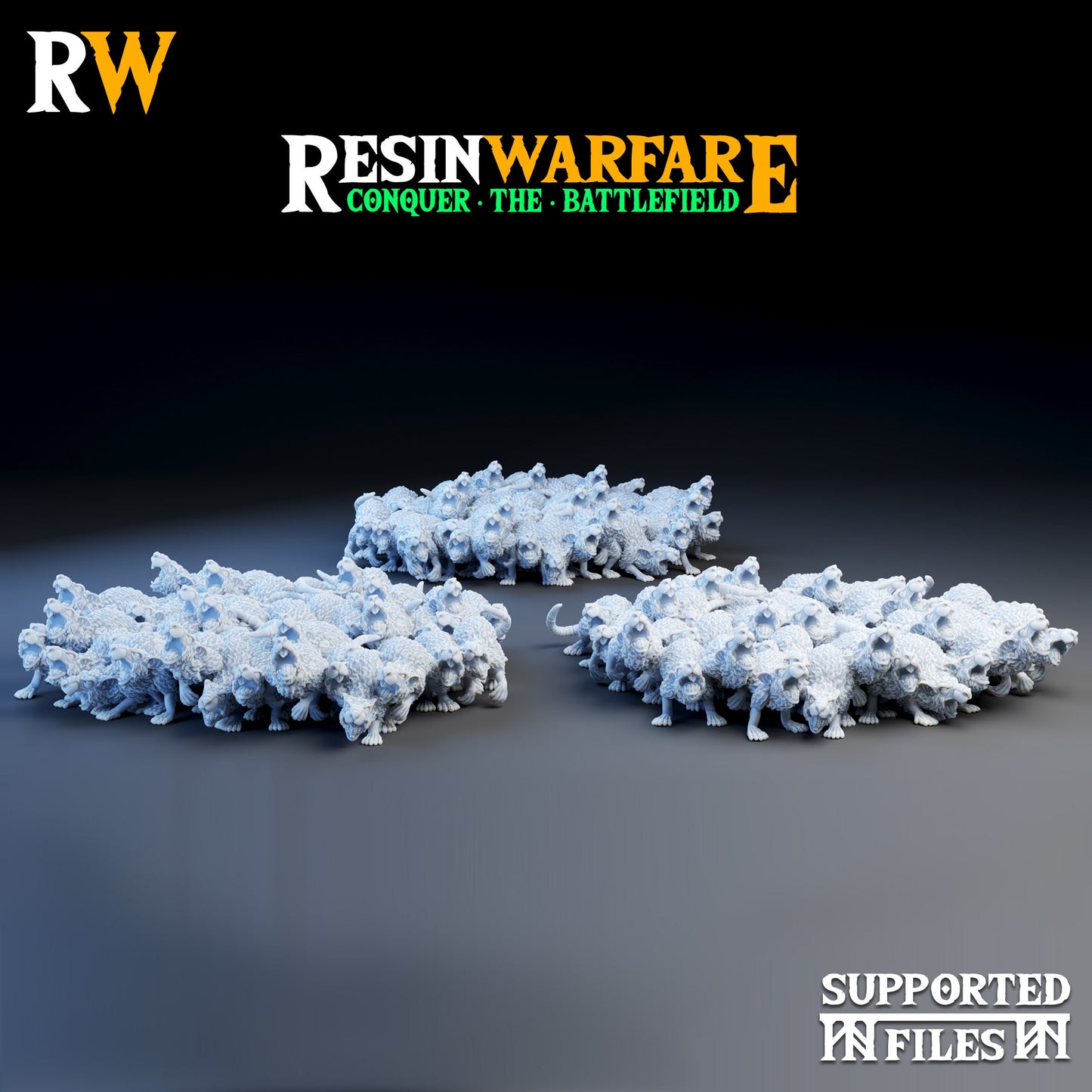 Rodent Swarms x 3 || Unchained Ones || Ravenous Hordes || Resin Warfare