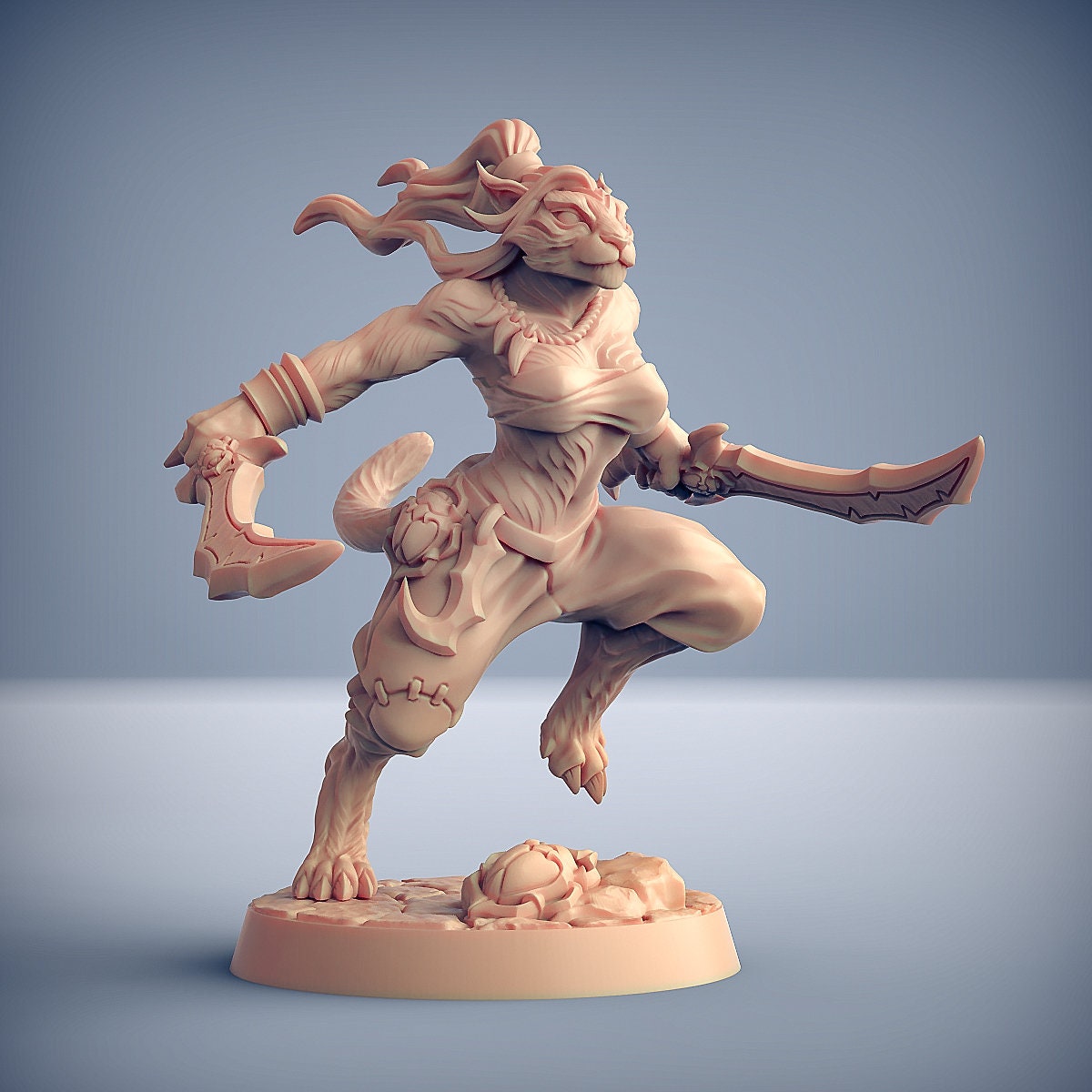 Rakshakin Headhunters | Tabaxi | Medium | 32mm | Artisan Guild | Rakshakin Headhunters