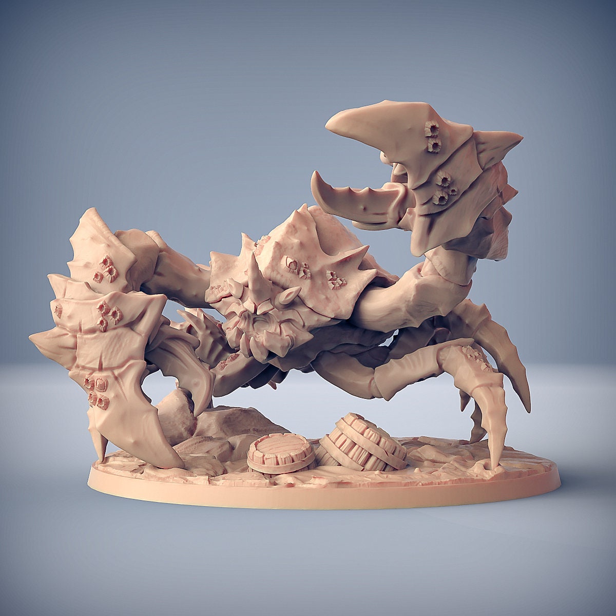 Gronk Boomshot Mounted on Marshclaw The Swamp Crab | 32mm Scale | Huge | Artisan Guild