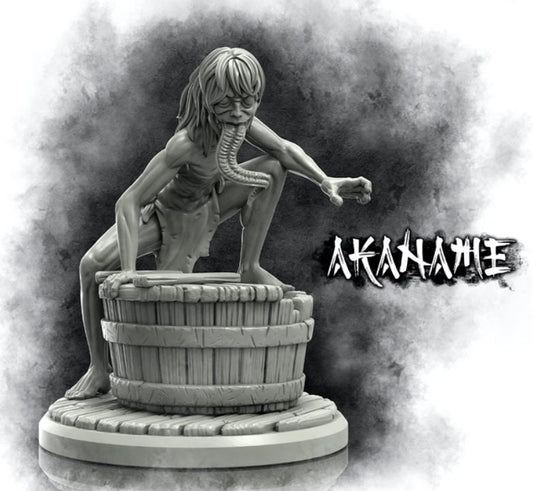 Akaname | Japanese Monsters | 32mm Scale 25mm Base | The Yokai Encounter | Adaevy Creations