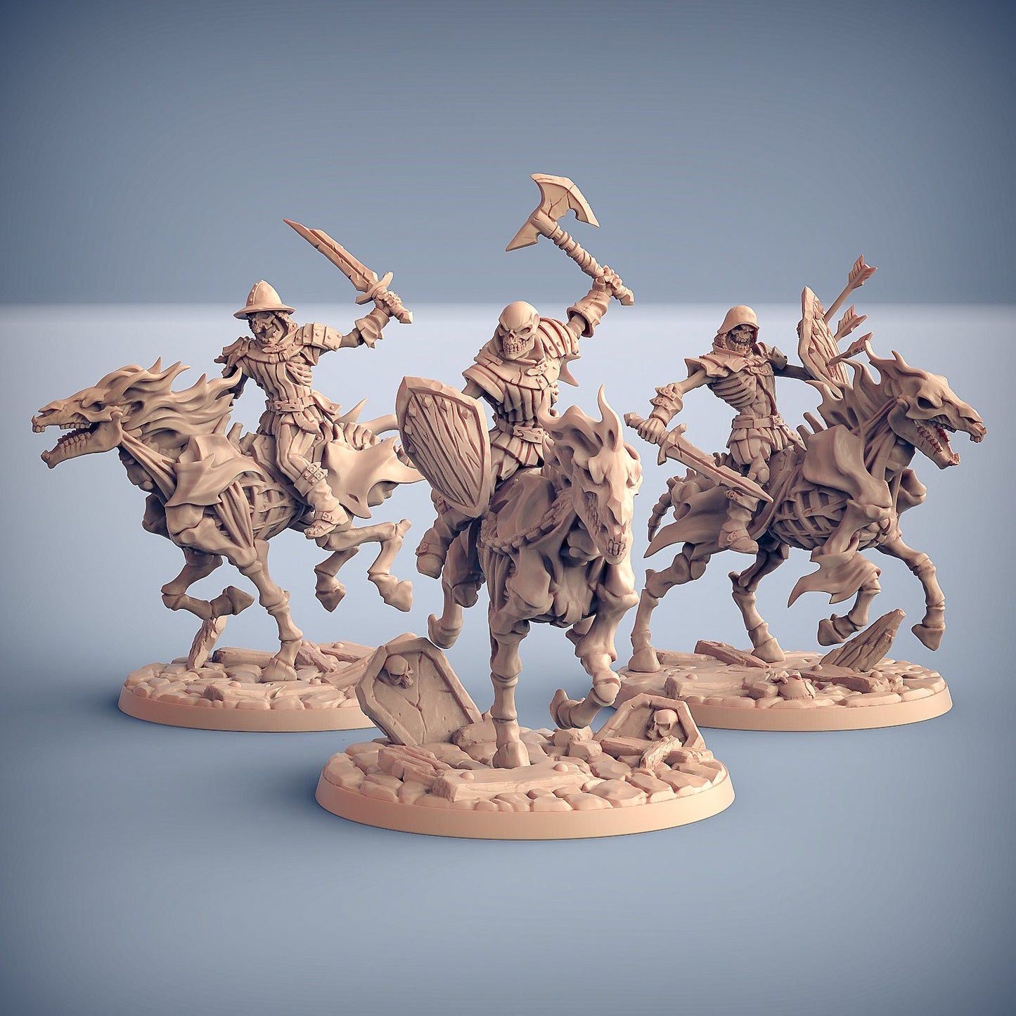 Nightmare Riders | Large | 32mm | Artisan Guild | Oldburg Fallen Ones