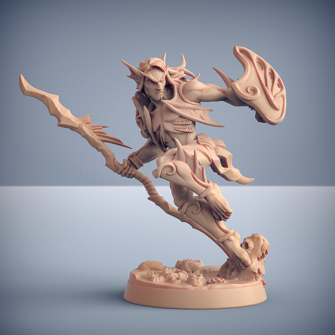 Triton Raiders | Medium | Bald or Hair | 32mm | Sunken Kingdom | Artisan Guild