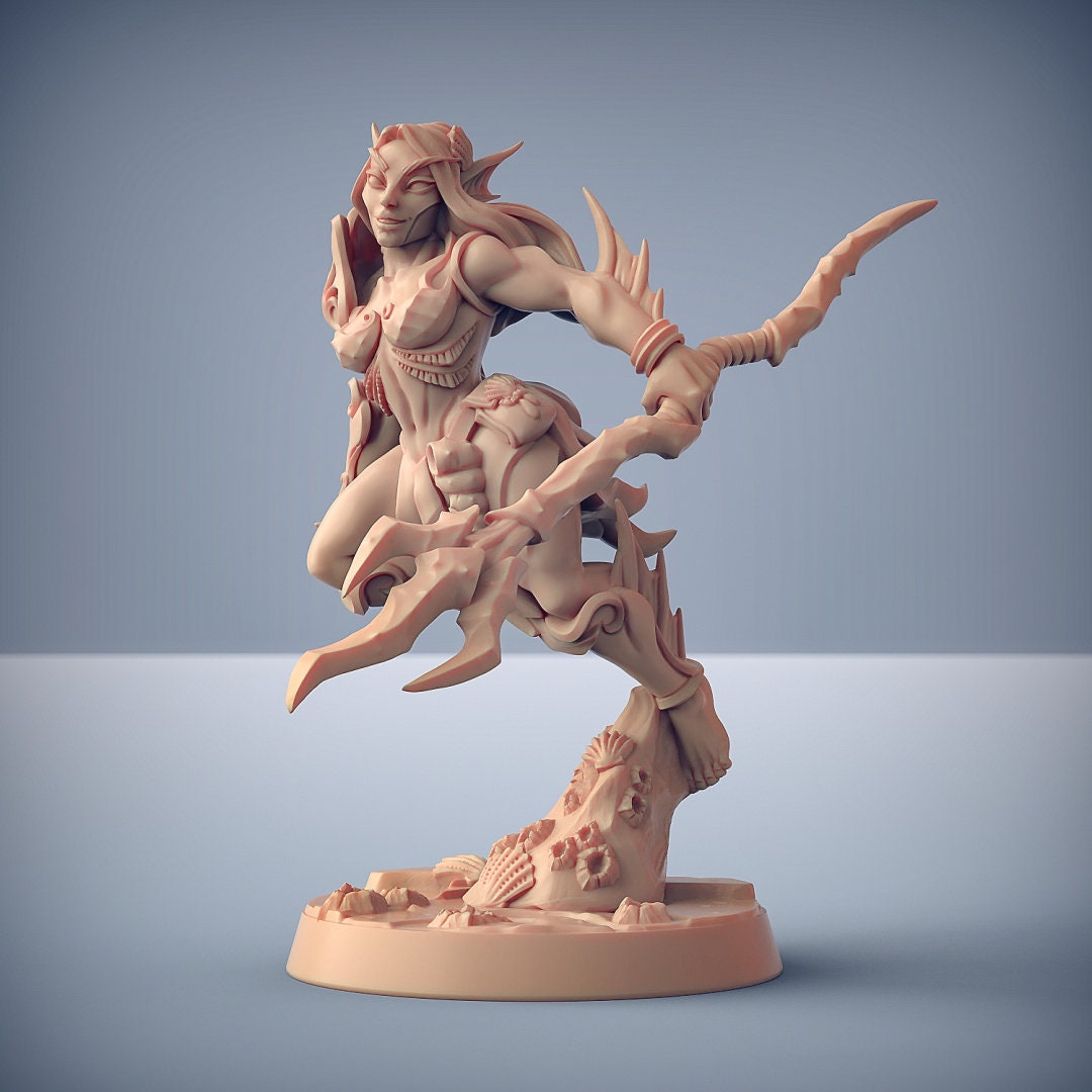 Triton Raiders | Medium | Bald or Hair | 32mm | Sunken Kingdom | Artisan Guild