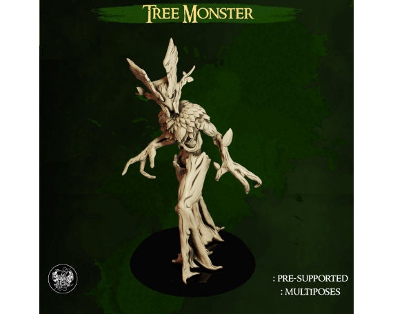Tree Monster | Dwarves Vs. Elves | Large | 32mm | Dungeons and Dragons | The Master Forge