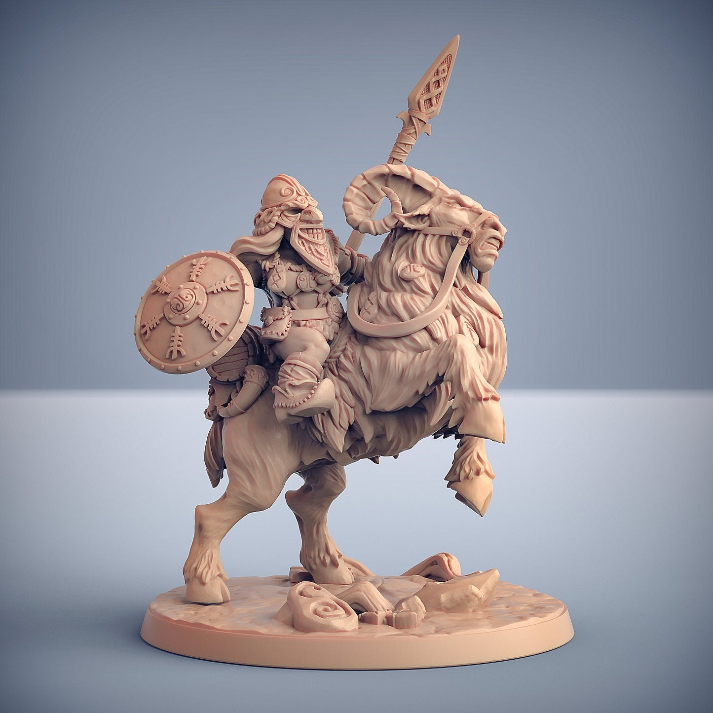 Dwarven Ram Riders | Large | 32mm | Dwarven Mountaineers | Artisan Guild