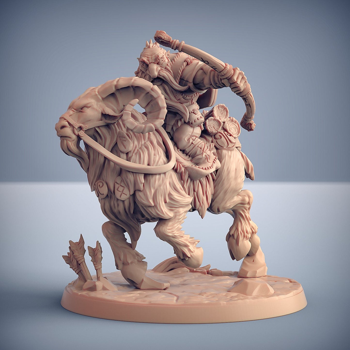 Dwarven Ram Riders | Large | 32mm | Dwarven Mountaineers | Artisan Guild