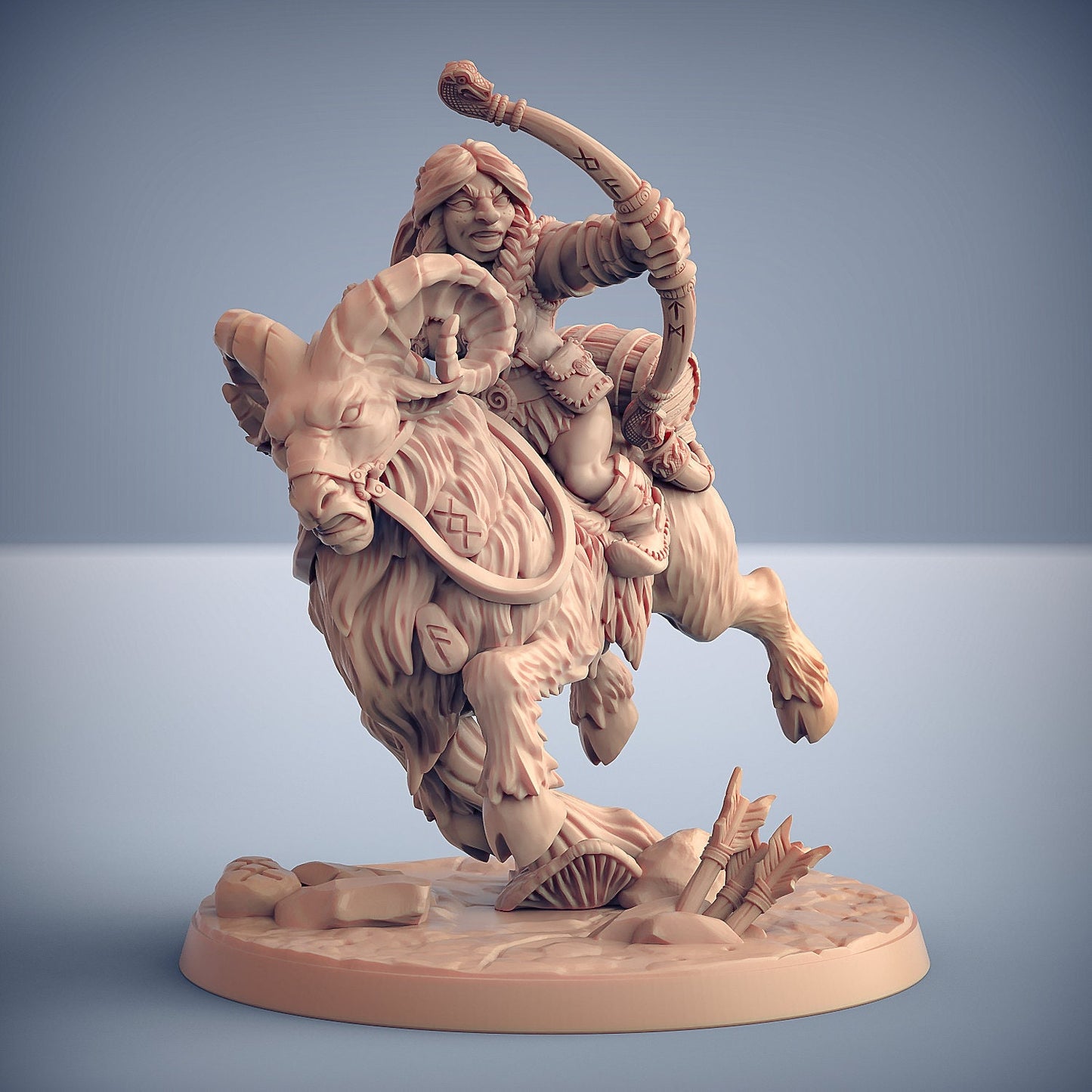 Dwarven Ram Riders | Large | 32mm | Dwarven Mountaineers | Artisan Guild