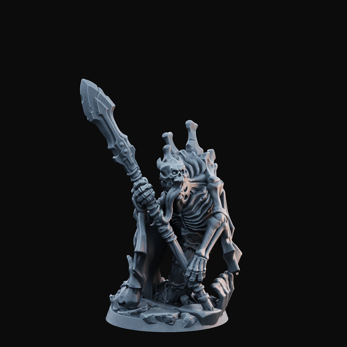 Bone Serpent | Medium | 28mm Base | Arbiter Miniatures | Legions of the Undead 2