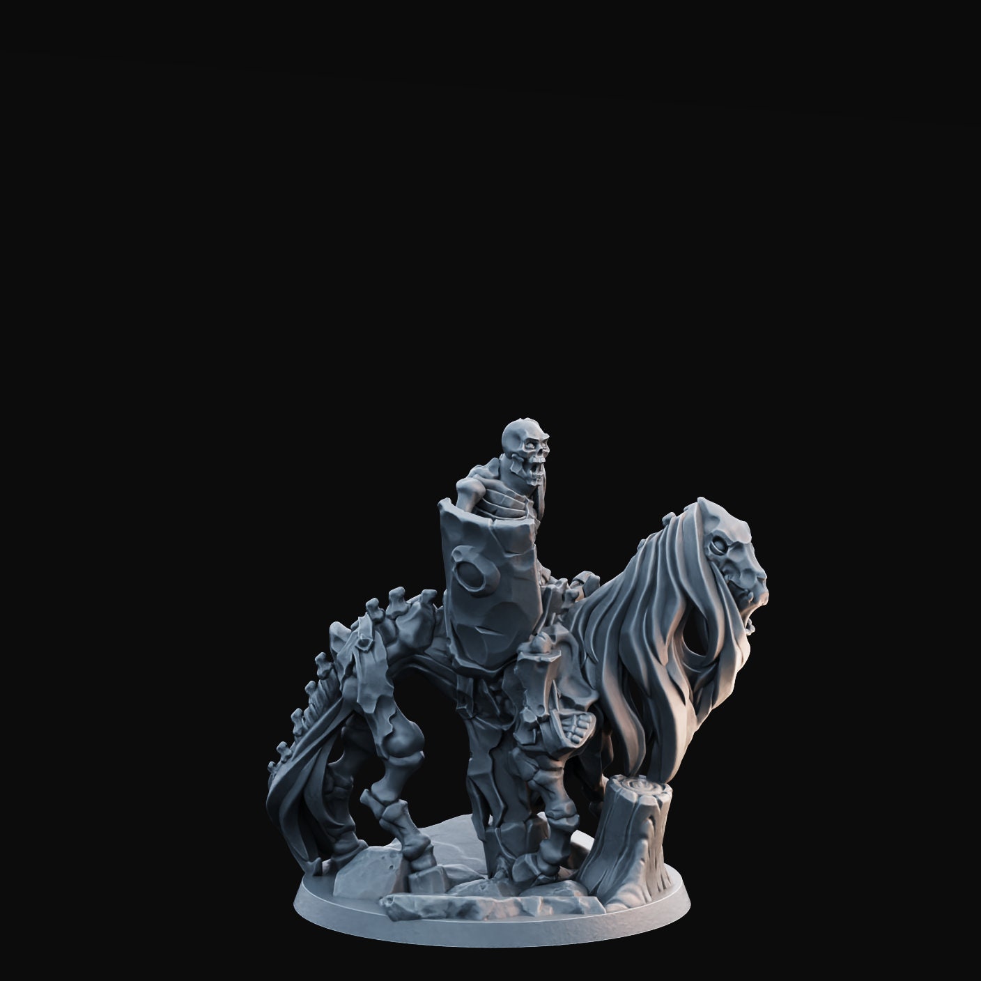 Undead Knight | Large | Arbiter Miniatures | Legions of the Undead 2