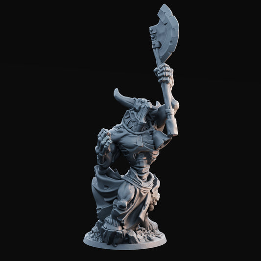 Undead Minotaur | Large | Arbiter Miniatures | Legions of the Undead 2