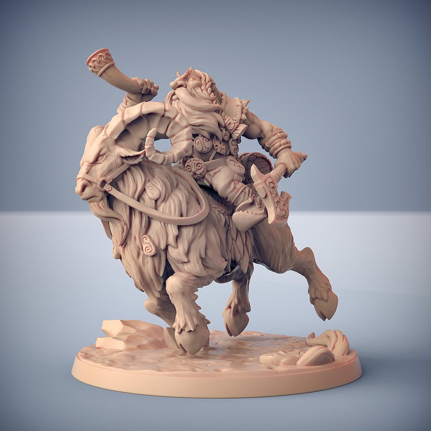 Dwarven Ram Riders | Large | 32mm | Dwarven Mountaineers | Artisan Guild