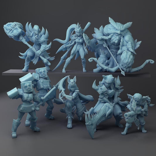 Hunters of Monsters | Medium - Large | DND | Twin Goddess Miniatures