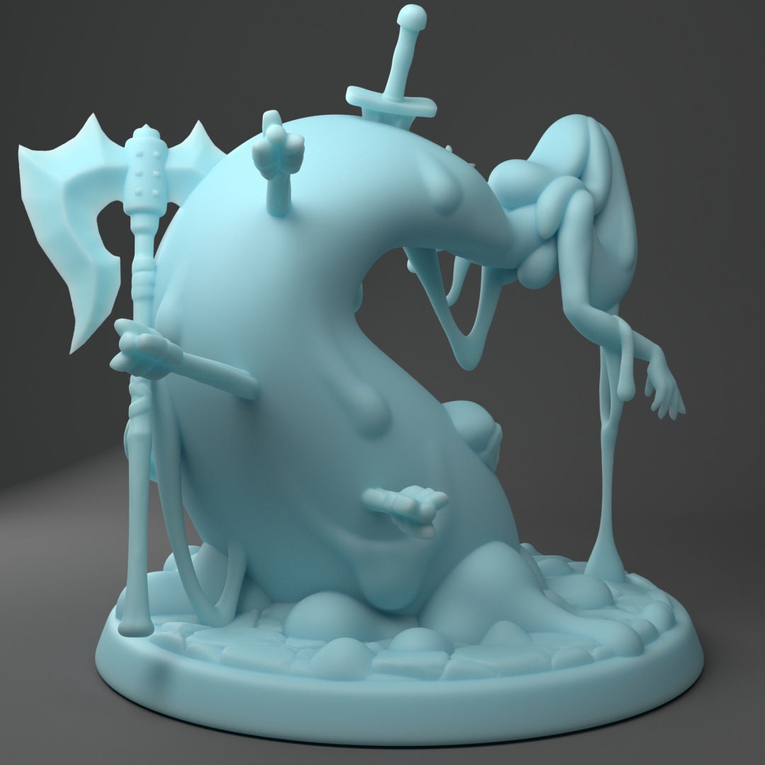 Monstrous Lady Slime | Plasmoid | Large | DND | Twin Goddess Miniatures