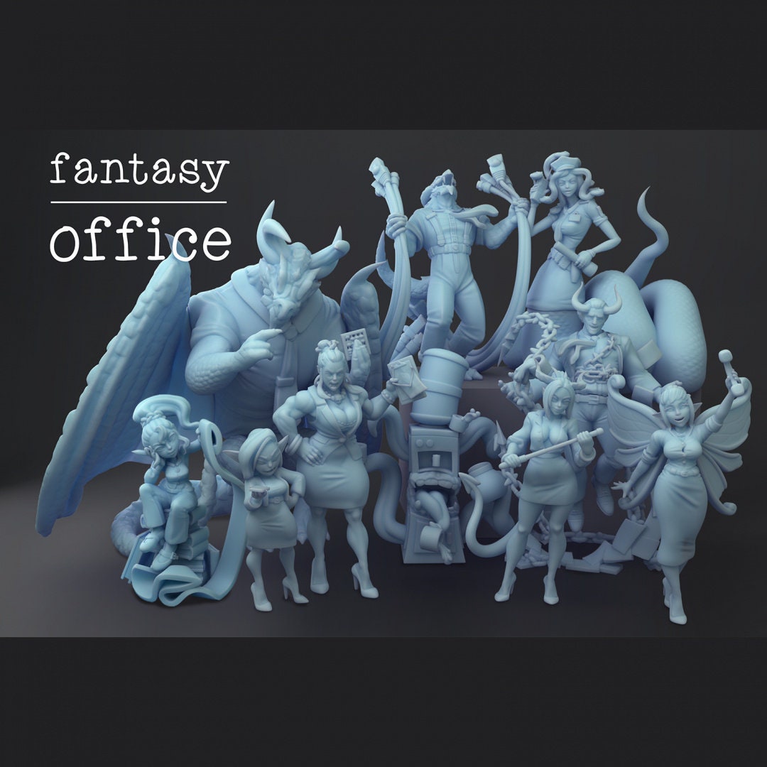 Fantasy Office | Medium-Large | DND | Twin Goddess Miniatures