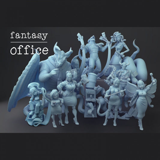 Fantasy Office | Medium-Large | DND | Twin Goddess Miniatures