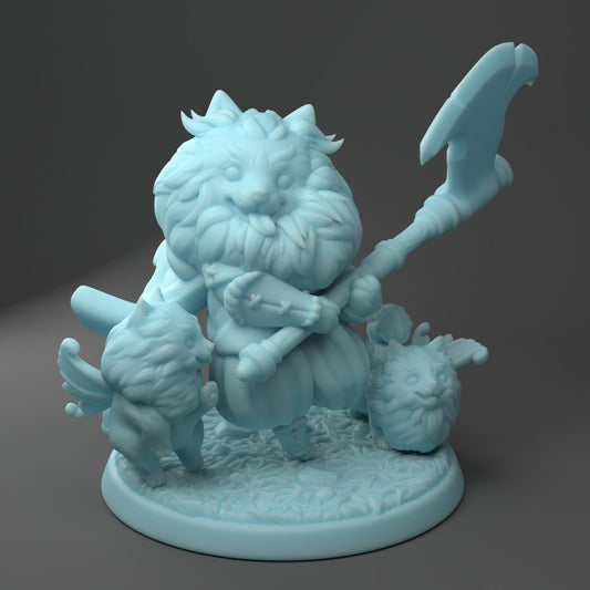 Pomeranian Swarm Ranger | Medium | DND | Twin Goddess Miniatures