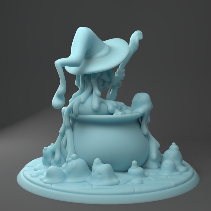 Miry the Slime Witch | 50mm Base | DND | Twin Goddess Miniatures