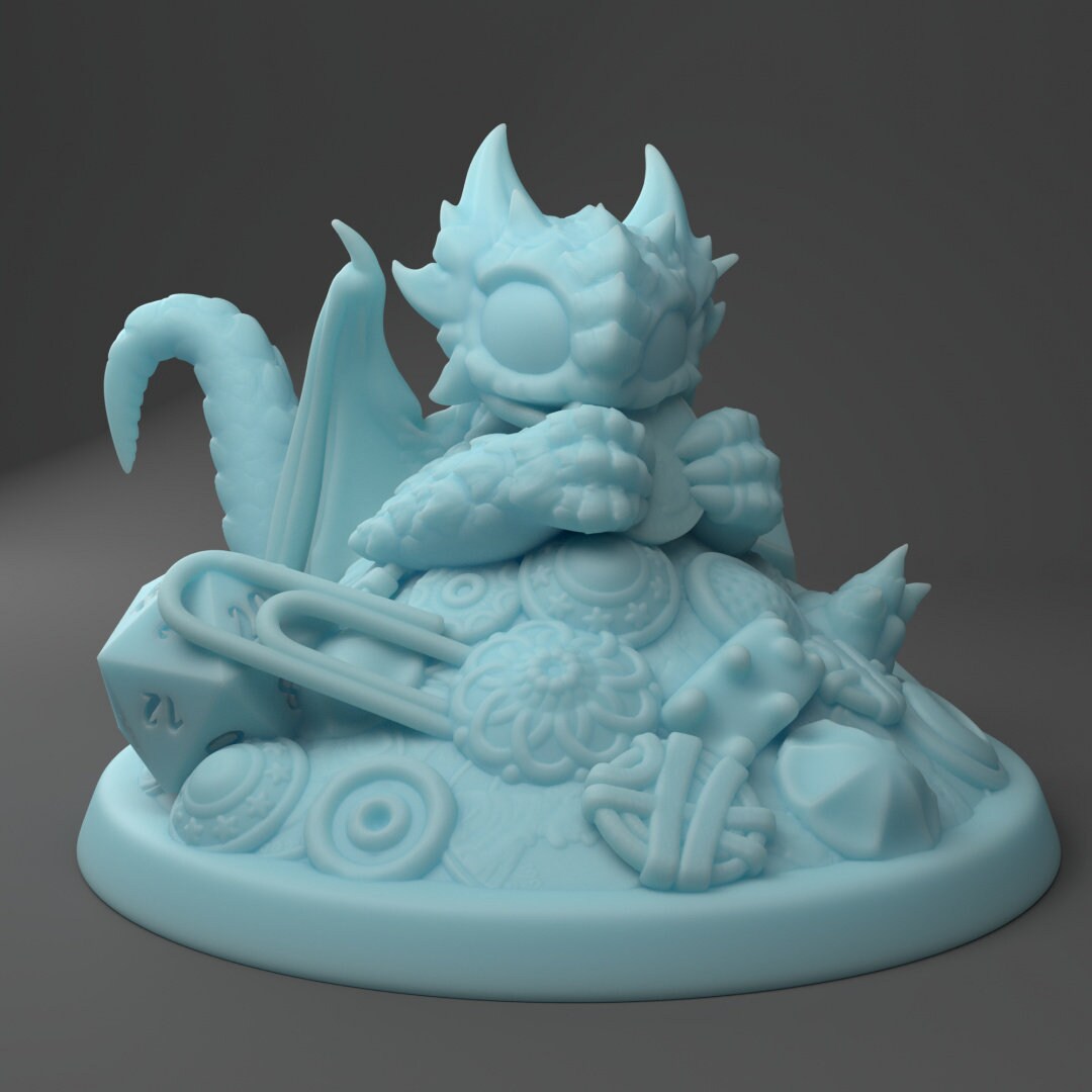 Penny Dragon | Dragon Hoard | Medium | DND | Twin Goddess Miniatures