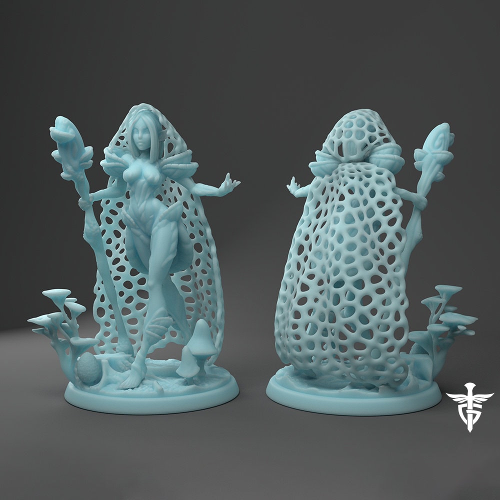 Myco the Spore Druid | Medium | DND | Twin Goddess Miniatures