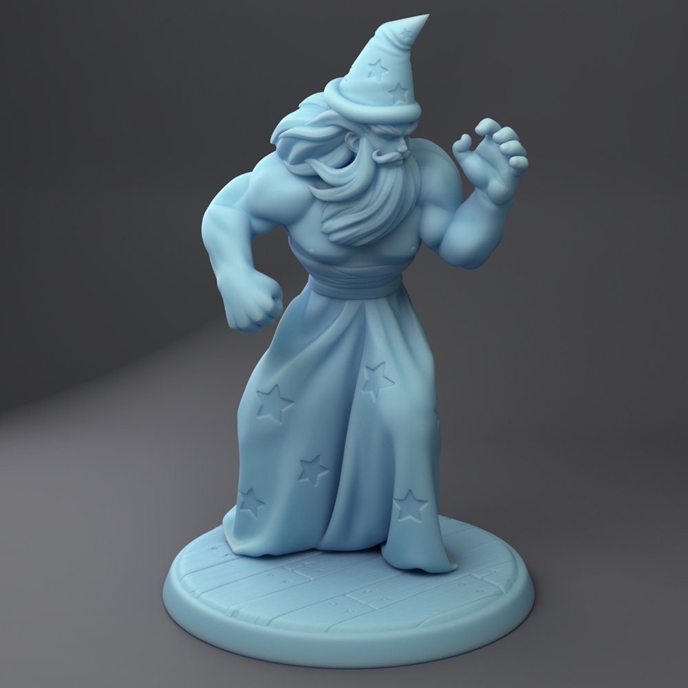 Muscle Wizard Arm Wrestle | Medium | DND | Twin Goddess Miniatures