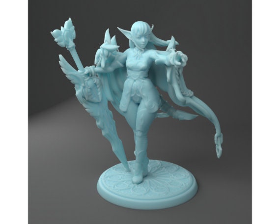 Argenta the Silver Dragon | Medium | DND | Twin Goddess Miniatures