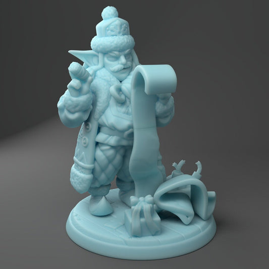 Mr. Gobbs | Goblin Santa | Medium | DND | Twin Goddess Miniatures