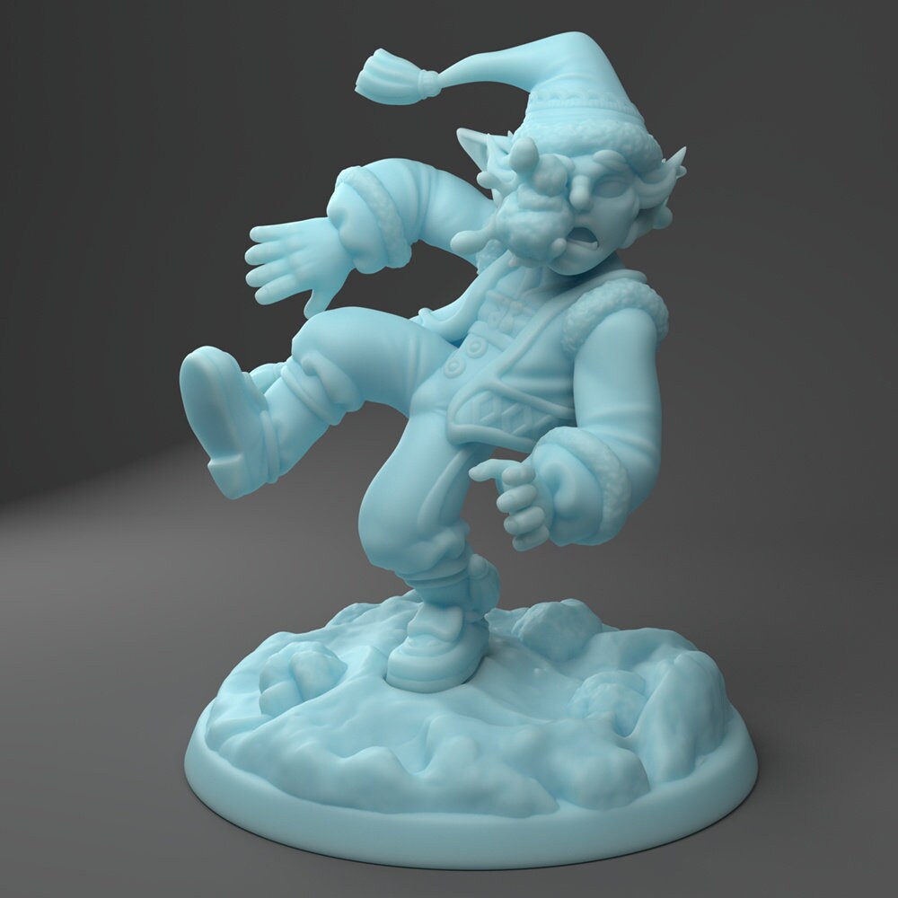 Rorg | Goblin Snowball Receiver | Medium | DND | Twin Goddess Miniatures