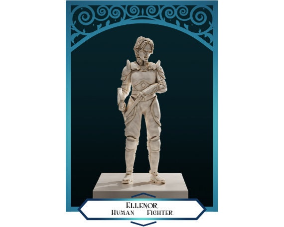 Ellenor | Human Fighter | Medium | DND is a Woman | The Printing Goes Ever On