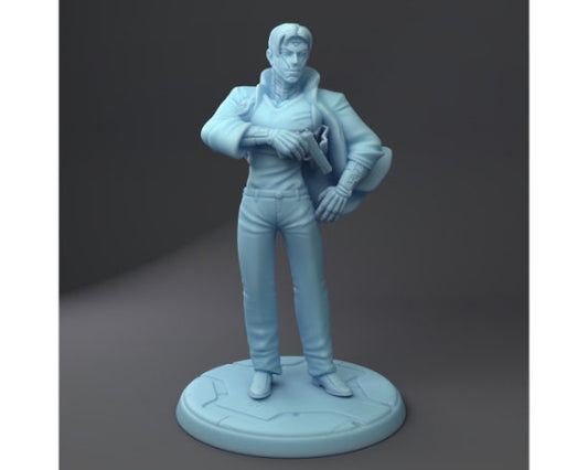 Sonny | Synth Detective | Medium | DND | Twin Goddess Miniatures