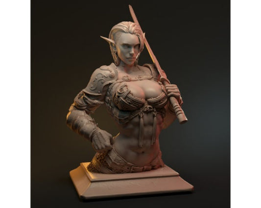 Hanza | Orc Woman Bust | Sisters of the Dawn | Mythreal Games