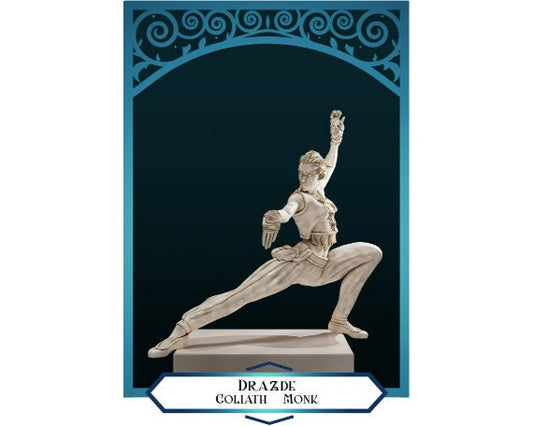Drazde | Goliath Monk | Medium | DND is a Woman | The Printing Goes Ever On