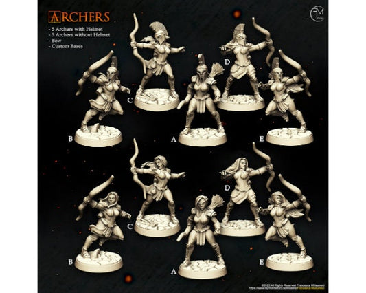 Spartan Archers | Medium | Spartan Warriors | Francesca Musumeci