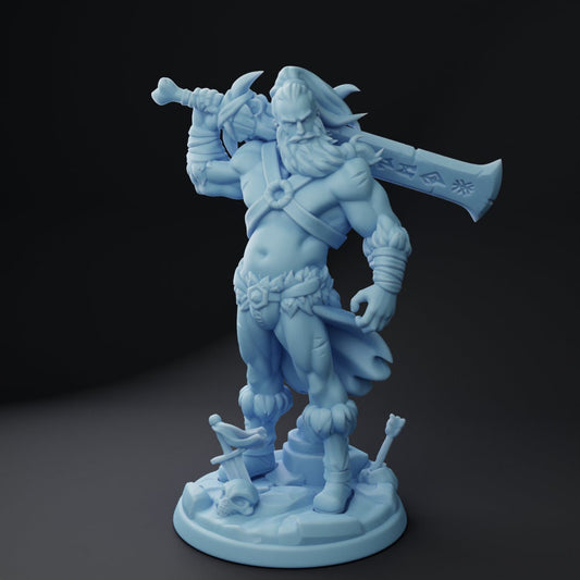 Thornan the Dadbarian | 3 Styles | Medium | Twin Goddess Miniatures